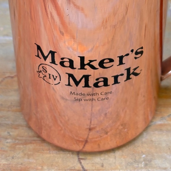 Maker’s Mark Promotional Moscow Mule Copper Plated Mug - Picture 2 of 7